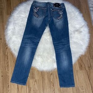 Miss Me 29 ankle skinny Women’s Distressed Blue Slim Jeans
